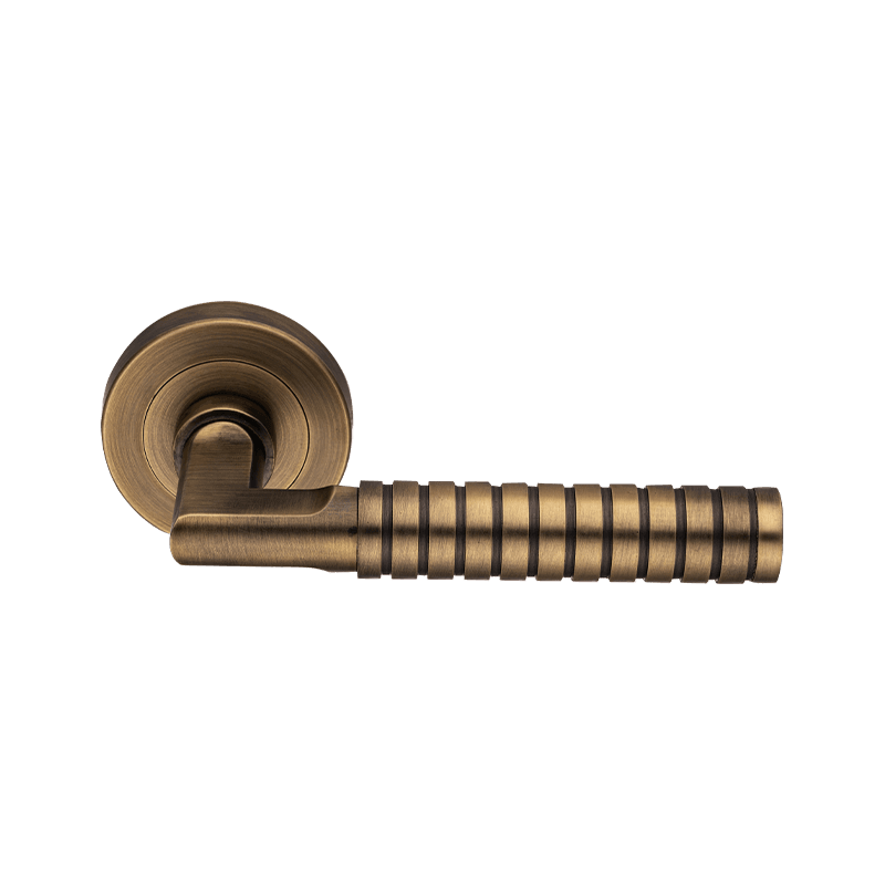 Spiraal op de deurhendel Handle Matt Antique Bronze